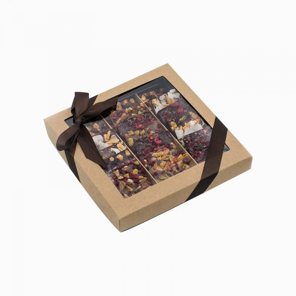 Picture of the Côte de France chocolate square tiles box